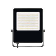 Zwarte EMOS VISIO LED bouwlamp, vooraanzicht met montagebeugel