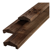 Bruin geïmpregneerd | alle formaten | piramide | met sponning