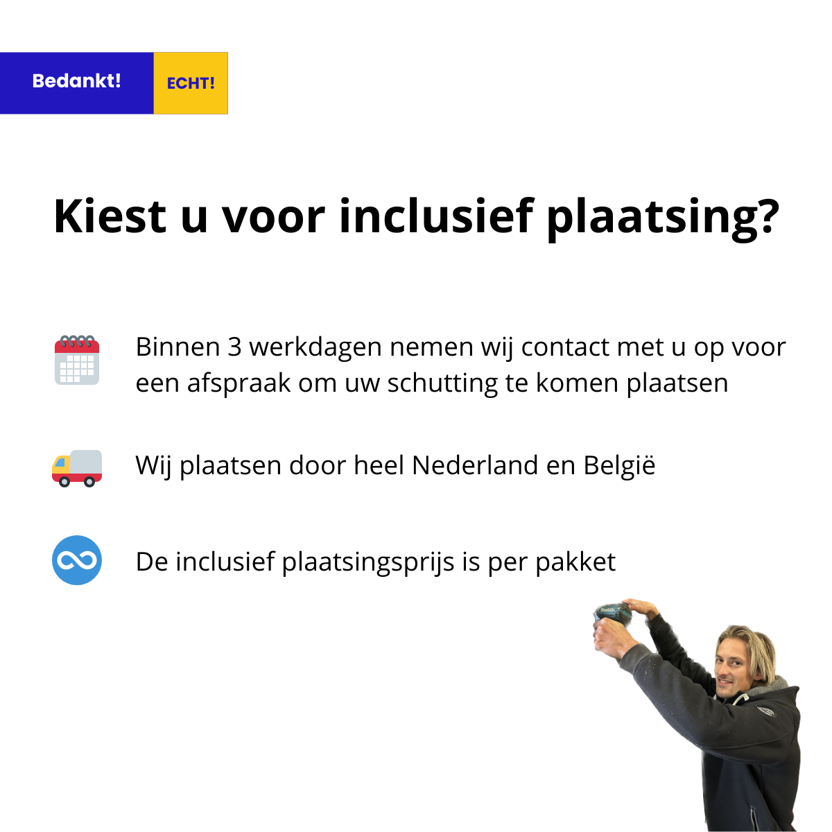 Complete Douglas Hout Beton Schutting met Dubbele Onderplaat Rotsmotief pakket