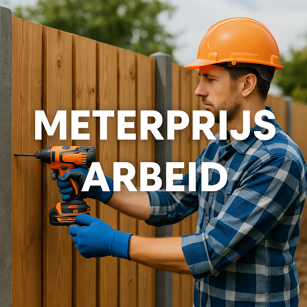 Meterprijs Arbeid - Enkele plaat - 26cm