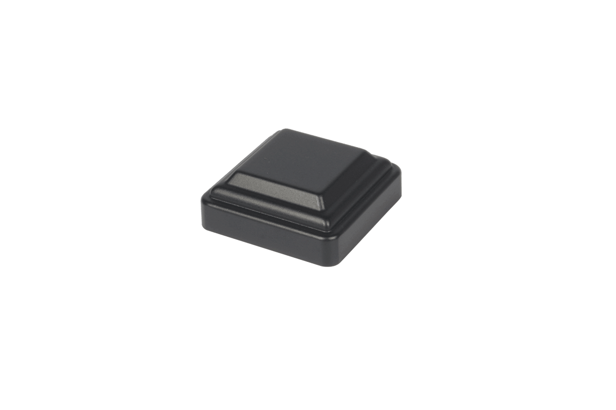 Aluminium paalkap zwart