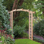 Pergola boog complete set B180 x D50 x H220 cm grenen groen geïmpregneerd Tuindeco