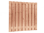 Redwood schuttingscherm, 21 planks, verticaal, alle formaten