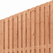 Redwood afbouwscherm, 21 planks, Rechts, verticaal