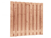 Redwood schuttingscherm, 19 planks, verticaal, alle formaten